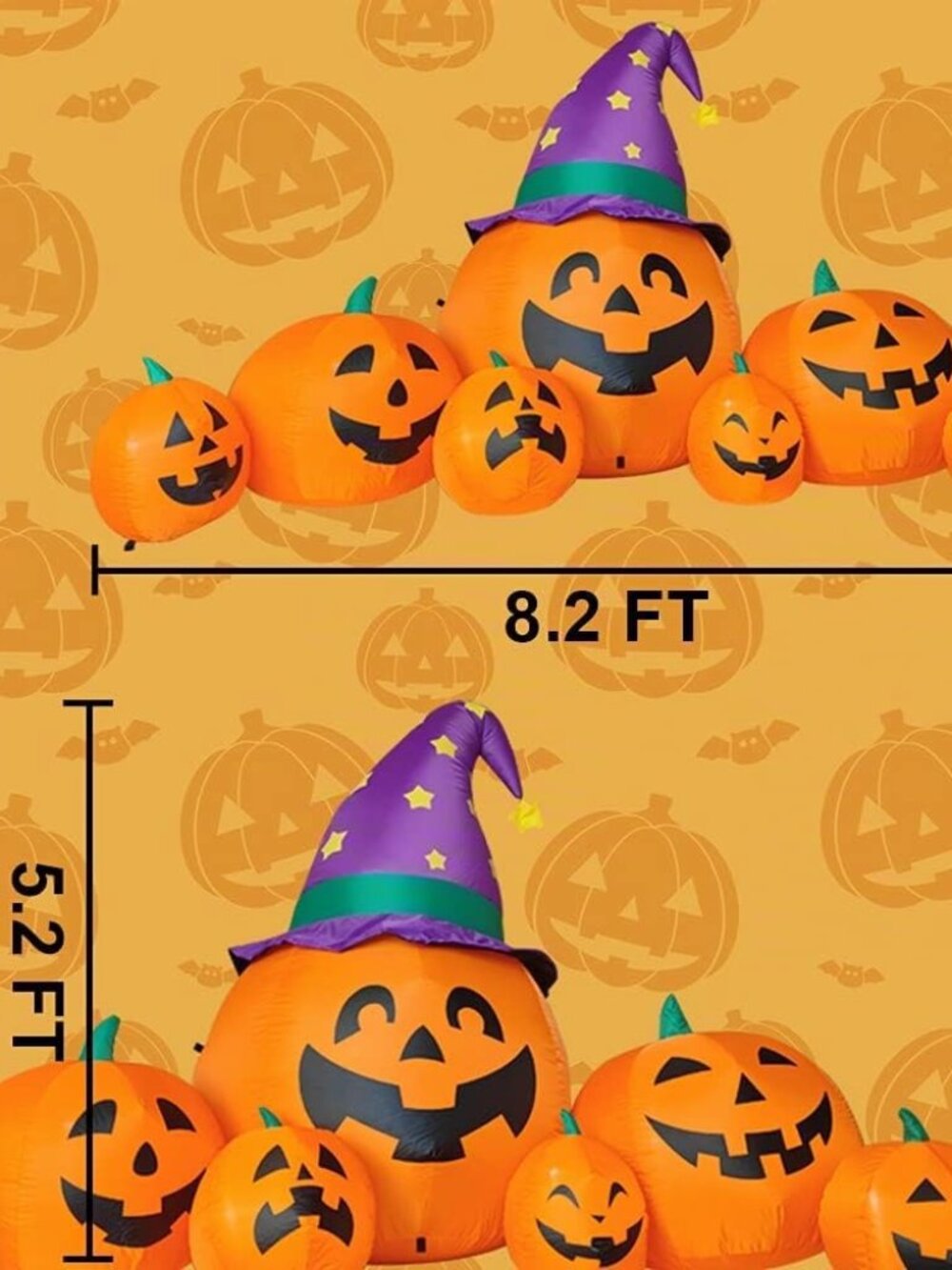 Poptrend Inflatable Halloween Decorations, 8.2ft Inflatable - Picture 6 of 7